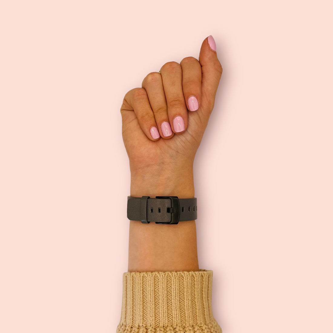 grey-black-buckle-garmin-quatix-5-watch-straps-nz-leather-watch-bands-aus