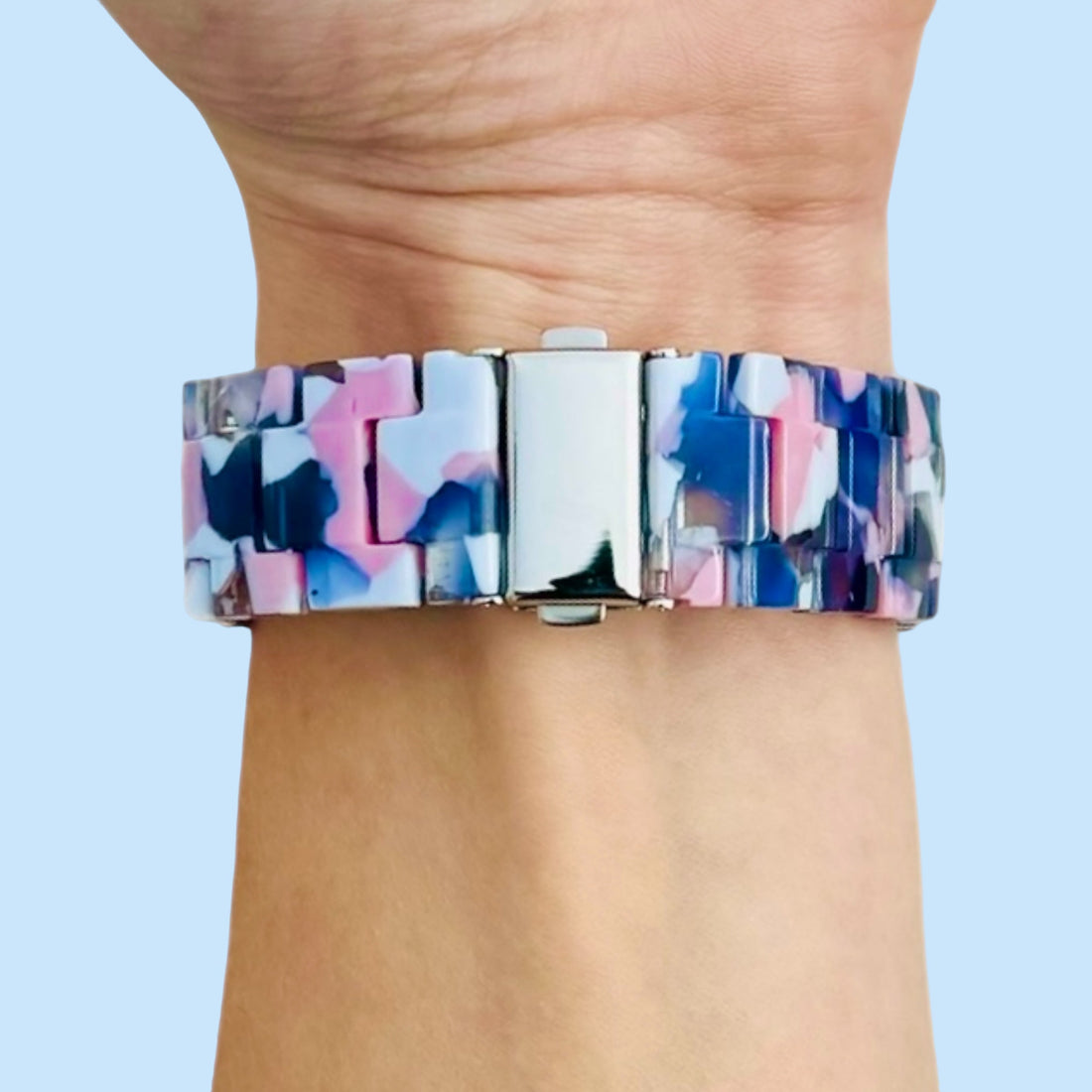 blue-floral-samsung-galaxy-watch-6-classic-(43mm)-watch-straps-nz-resin-watch-bands-aus-991202