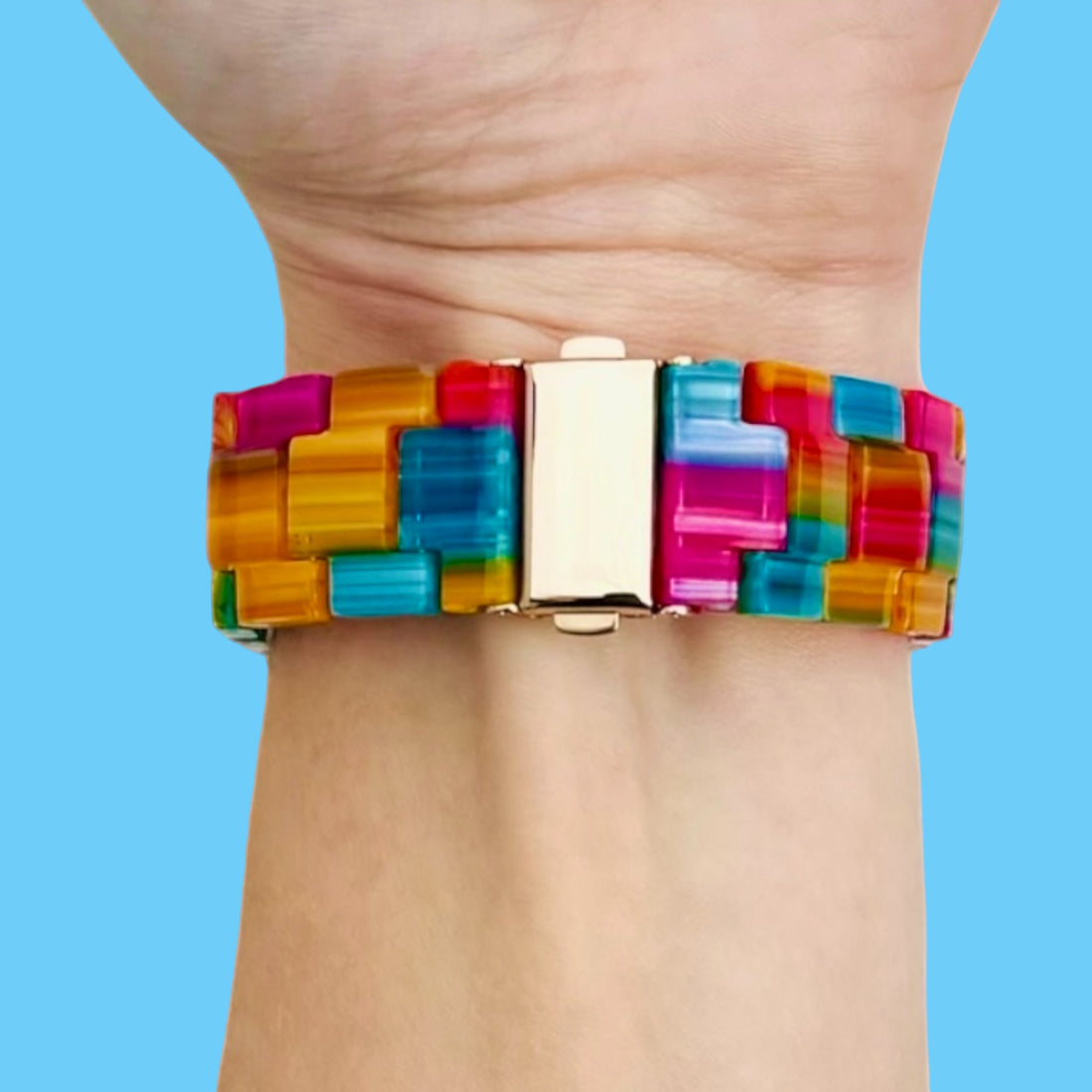 rainbow-garmin-vivoactive-4-watch-straps-nz-resin-watch-bands-aus-991245