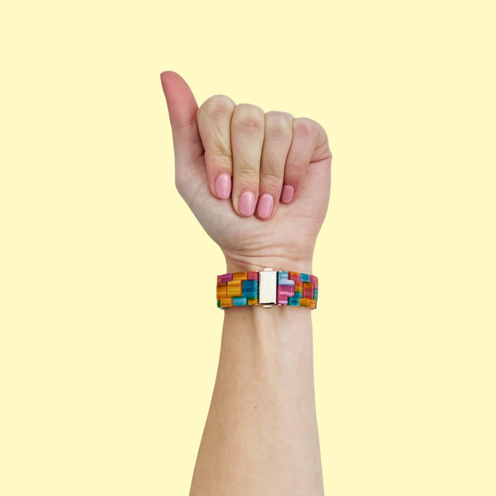 rainbow-huawei-watch-5-(42mm)-watch-straps-nz-resin-watch-bands-aus