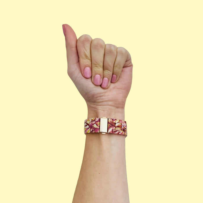 rose-quartz-google-pixel-watch-4-(41mm)-watch-straps-nz-resin-watch-bands-aus