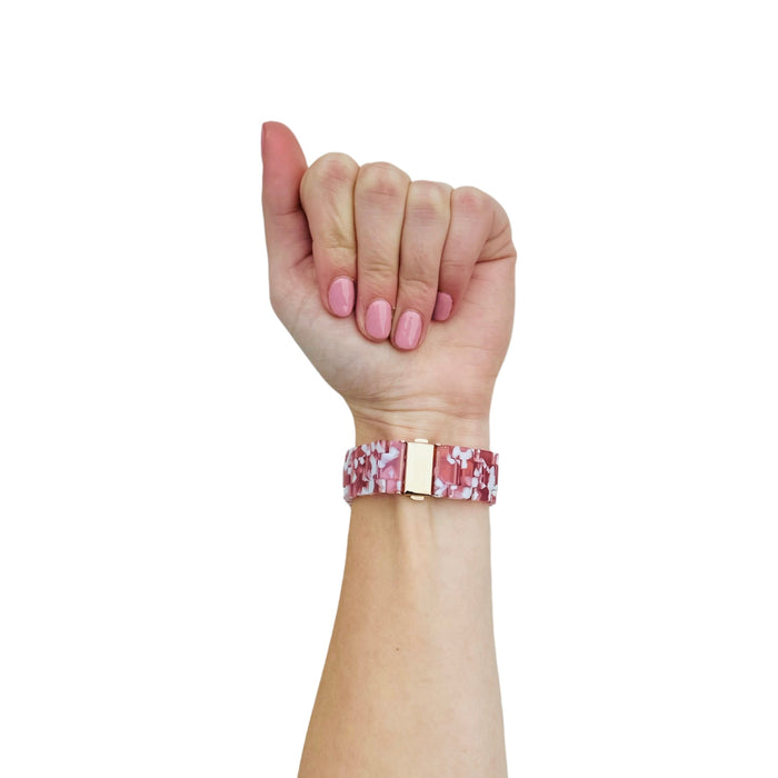 peach-red-coros-nomad-watch-straps-nz-resin-watch-bands-aus