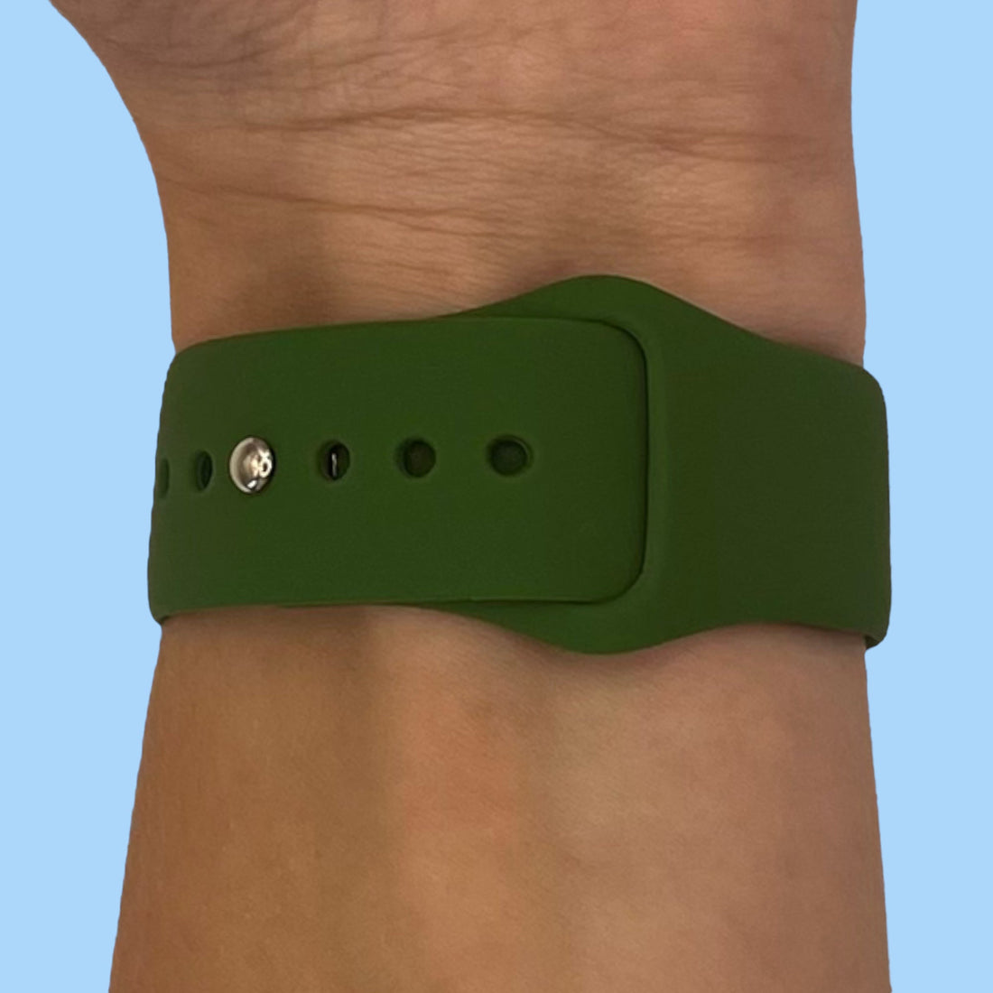 army-green-garmin-venu-x1-watch-straps-nz-silicone-button-watch-bands-aus-305007
