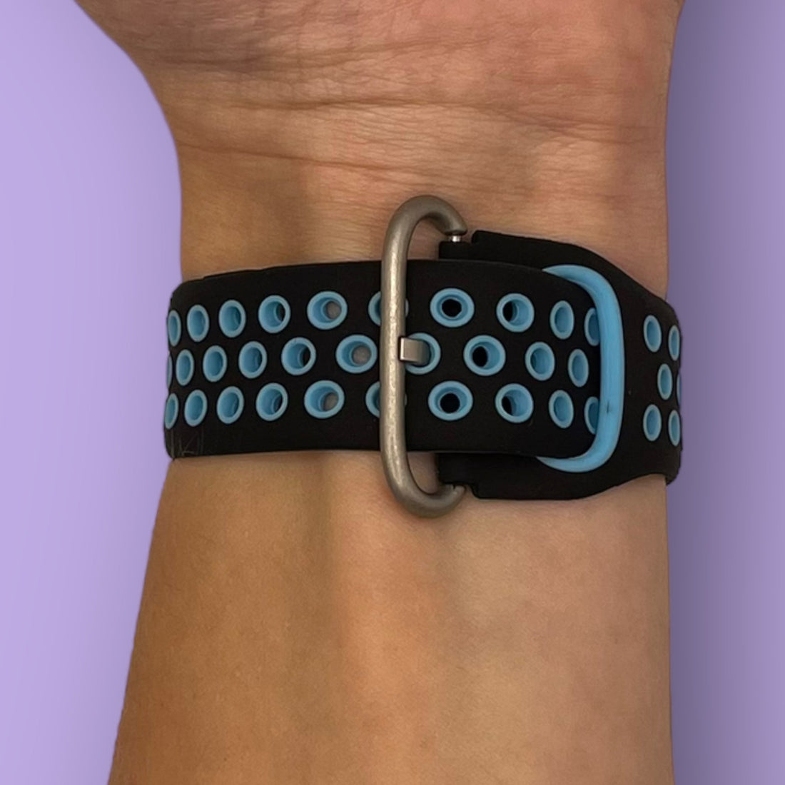 black-and-blue-garmin-foretrex-601-foretrex-701-watch-straps-nz-silicone-sports-watch-bands-aus