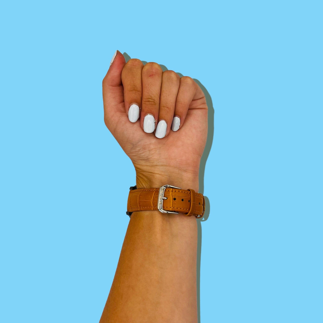 brown-garmin-instinct-e-(45mm)-watch-straps-nz-snakeskin-leather-watch-bands-aus