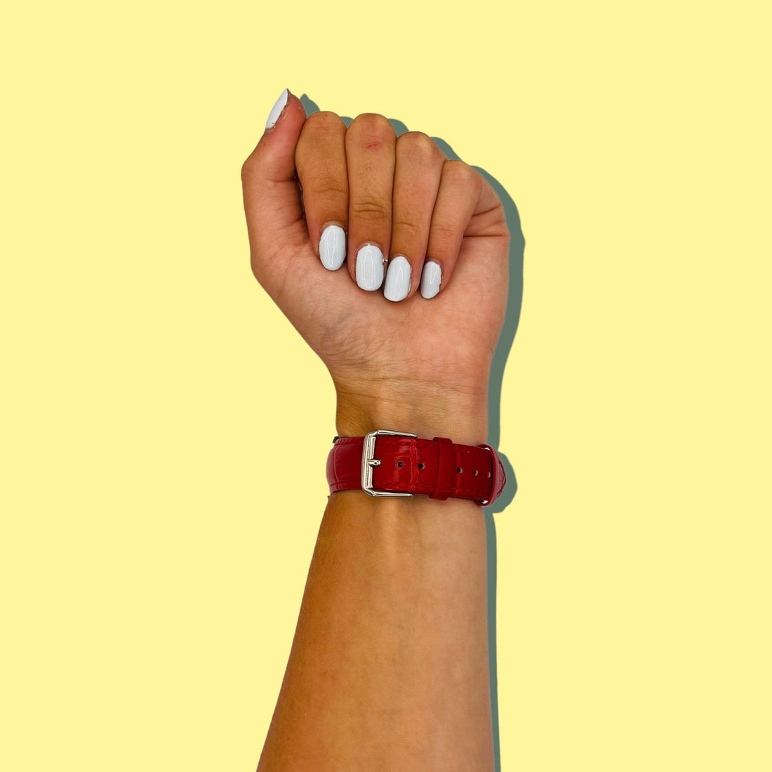 red-spacetalk-loop-watch-straps-nz-snakeskin-leather-watch-bands-aus
