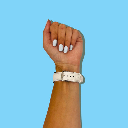 white-samsung-galaxy-watch-8-(44mm)-watch-straps-nz-snakeskin-leather-watch-bands-aus