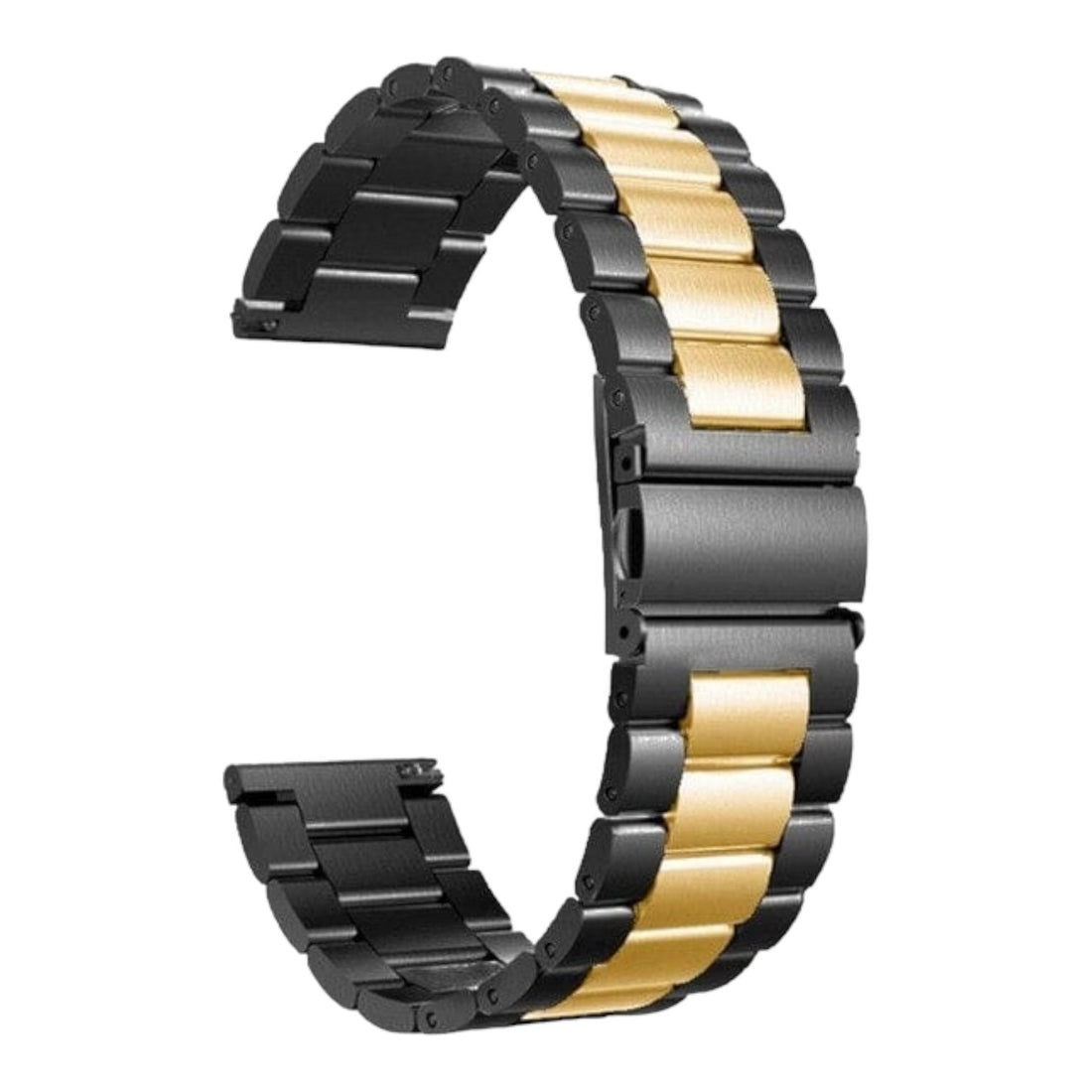 black-gold-metal-garmin-fenix-7s-watch-straps-nz-stainless-steel-link-watch-bands-aus-991023