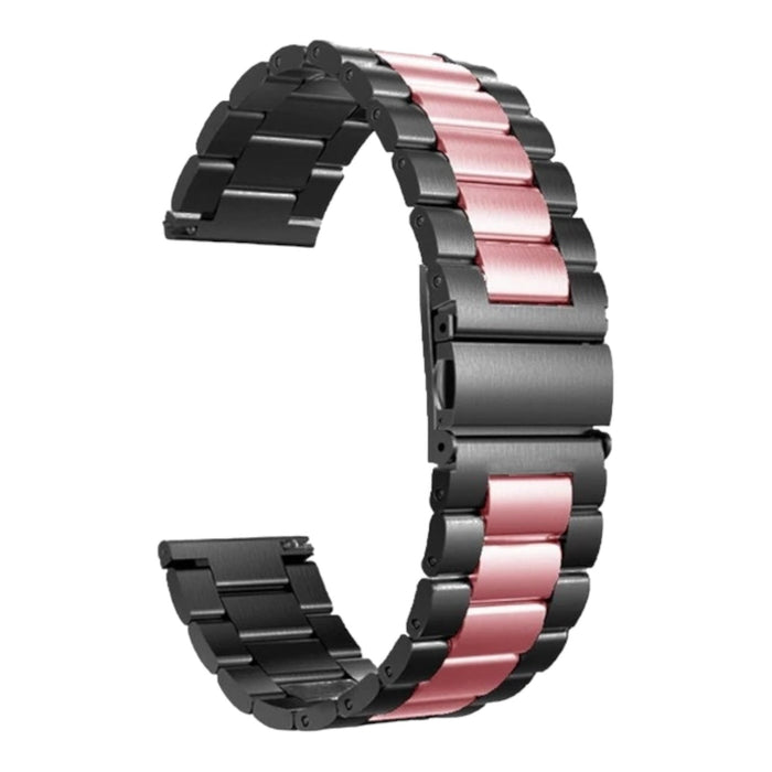 black-rose-pink-metal-samsung-galaxy-watch-8-classic-(46mm)-watch-straps-nz-stainless-steel-link-watch-bands-aus