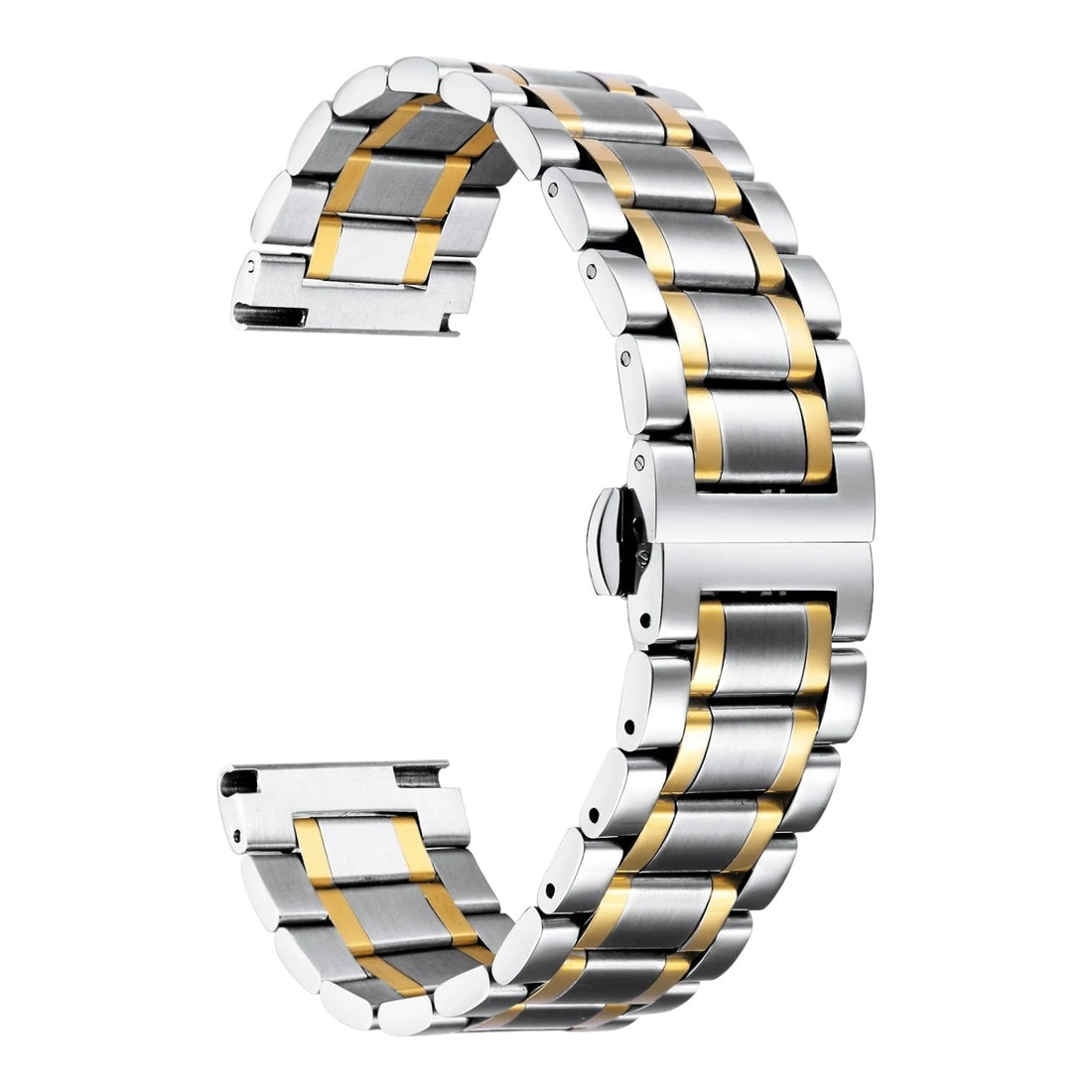 silver-gold-stripe-metal-nixon-22mm-range-watch-straps-nz-stainless-steel-link-watch-bands-aus-991097