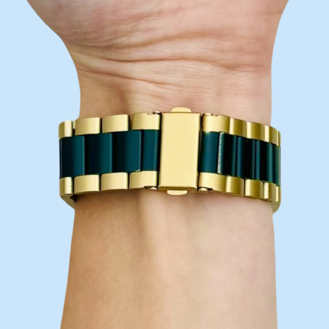 gold-black-metal-huawei-watch-4-pro-watch-straps-nz-stainless-steel-link-watch-bands-aus-991122