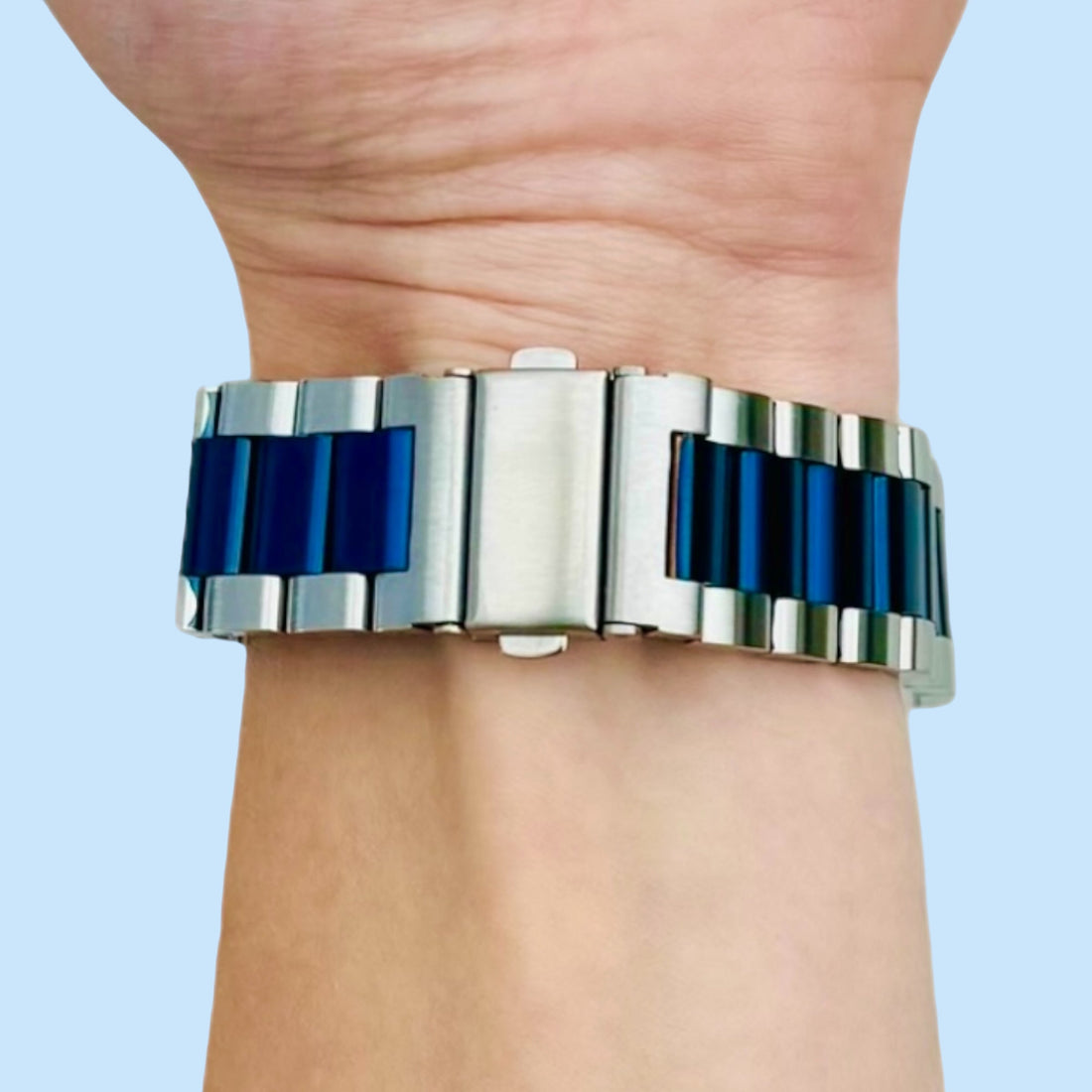 silver-blue-metal-michael-kors-22mm-range-watch-straps-nz-stainless-steel-link-watch-bands-aus-991037
