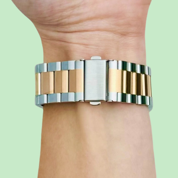 silver-rose-gold-metal-garmin-descent-g2-watch-straps-nz-stainless-steel-link-watch-bands-aus