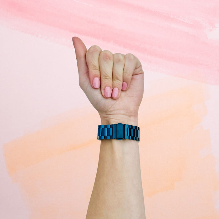 blue-metal-garmin-venu-x1-watch-straps-nz-stainless-steel-link-watch-bands-aus