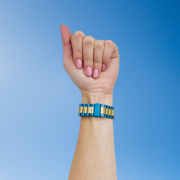 blue-gold-metal-brew-watch--retrograph-8-bit-brew-watch-straps-nz-stainless-steel-link-watch-bands-aus