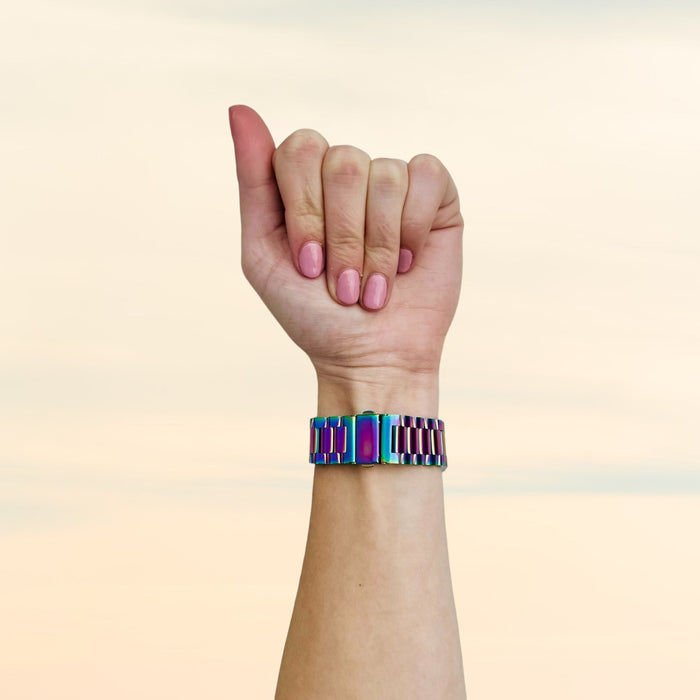 colourful-metal-ticwatch-s-s2-watch-straps-nz-stainless-steel-link-watch-bands-aus