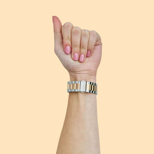 silver-rose-gold-metal-samsung-galaxy-watch-8-(40mm)-watch-straps-nz-stainless-steel-link-watch-bands-aus