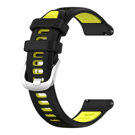 Replacement-Runners-Silicone-watch-straps-compatible-with-most-watches-in-Black-and-Yellow-nz-aus-997202,997214,997226