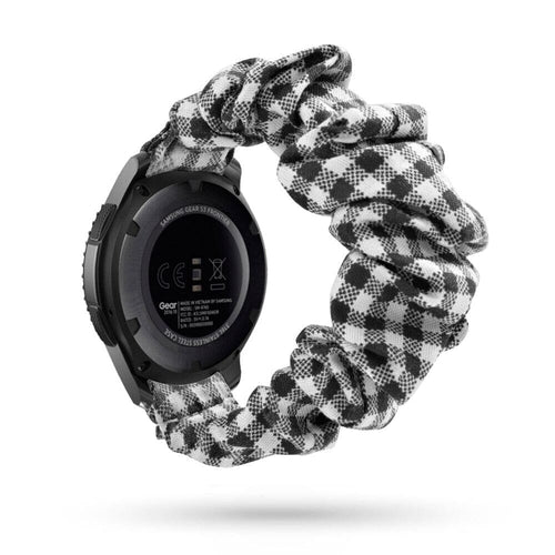 gingham-black-and-white-suunto-run-watch-straps-nz-scrunchies-watch-bands-aus