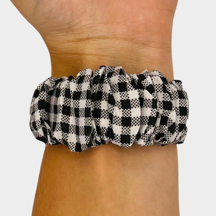 gingham-black-and-white-amazfit-t-rex-3-watch-straps-nz-scrunchies-watch-bands-aus