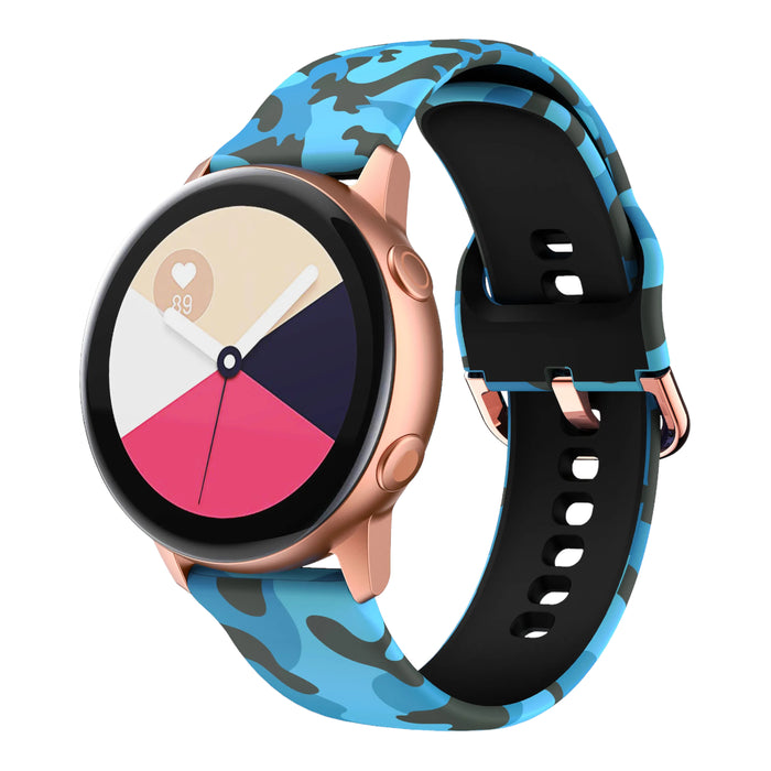 Silicone Pattern Watch Straps compatible with the Garmin Vivoactive 3