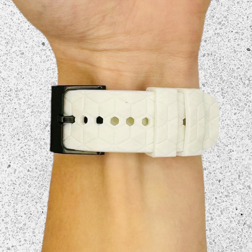 white-hex-pattern-garmin-descent-g2-watch-straps-nz-silicone-football-pattern-watch-bands-aus
