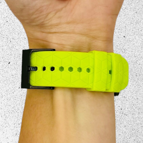 lime-green-hex-pattern-suunto-run-watch-straps-nz-silicone-football-pattern-watch-bands-aus