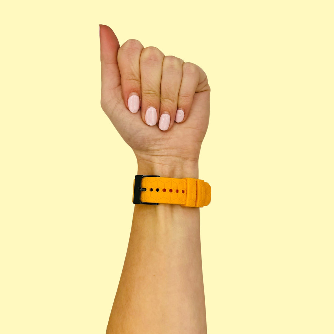 orange-watch-straps-nz-silicone-football-pattern-watch-bands-aus