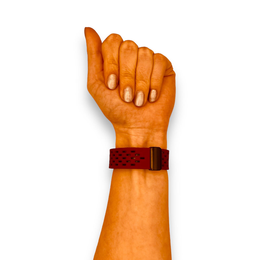 maroon-magnetic-sports-huawei-watch-gt-5-41mm-watch-straps-nz-magnetic-sports-watch-bands-aus