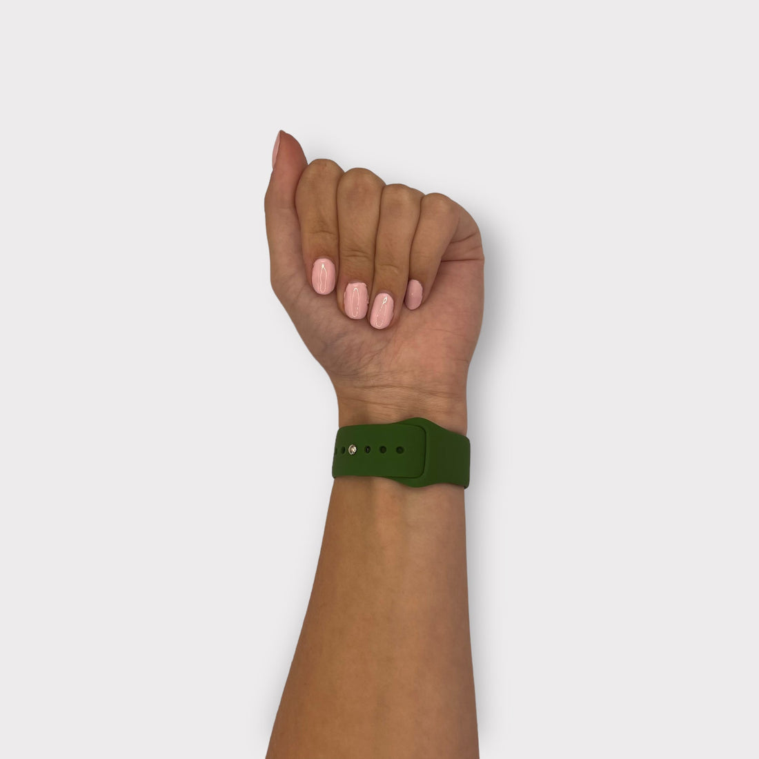 olive-fitbit-versa-watch-straps-nz-silicone-button-watch-bands-aus