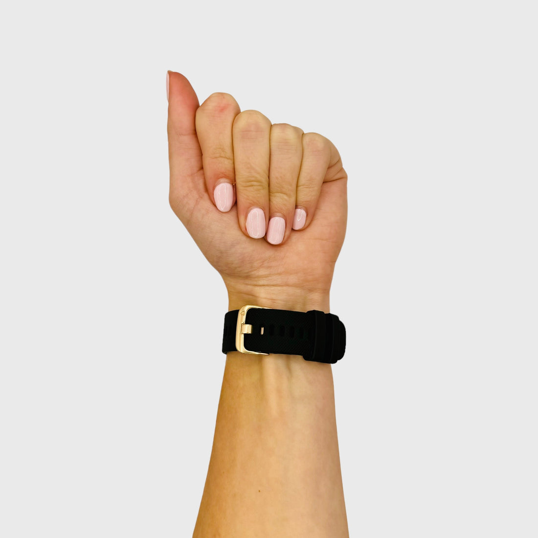 black-rose-gold-buckle-samsung-galaxy-watch-46mm-watch-straps-nz-silicone-rose-gold-buckle-watch-bands-aus