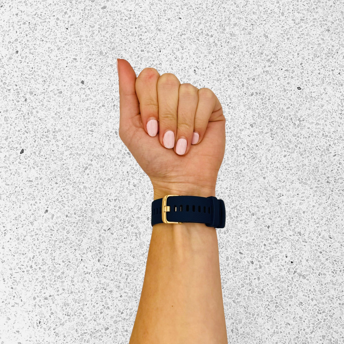 navy-blue-rose-gold-buckle-garmin-venu-x1-watch-straps-nz-silicone-rose-gold-buckle-watch-bands-aus-808043,808045