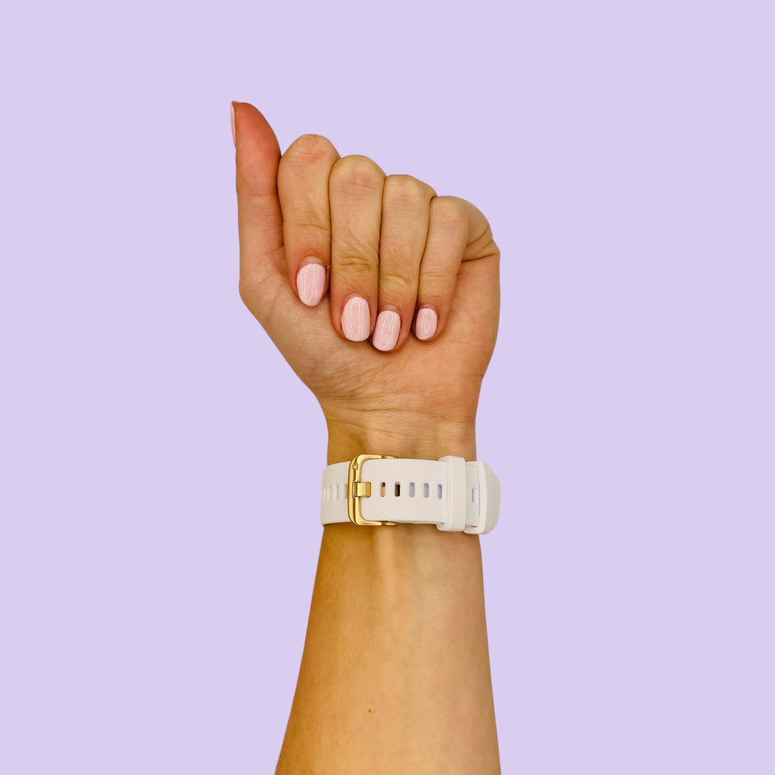white-rose-gold-buckle-garmin-venu-x1-watch-straps-nz-silicone-rose-gold-buckle-watch-bands-aus