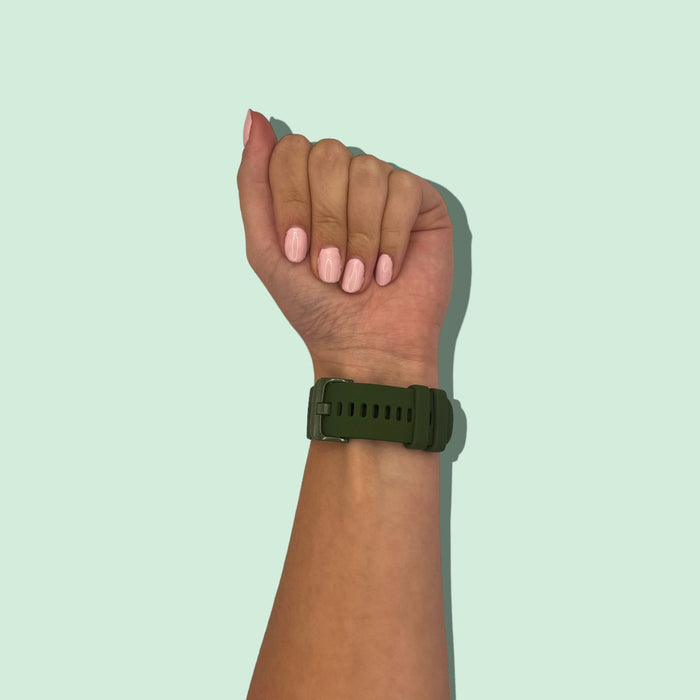 army-green-huawei-watch-gt2e-watch-straps-nz-silicone-watch-bands-aus