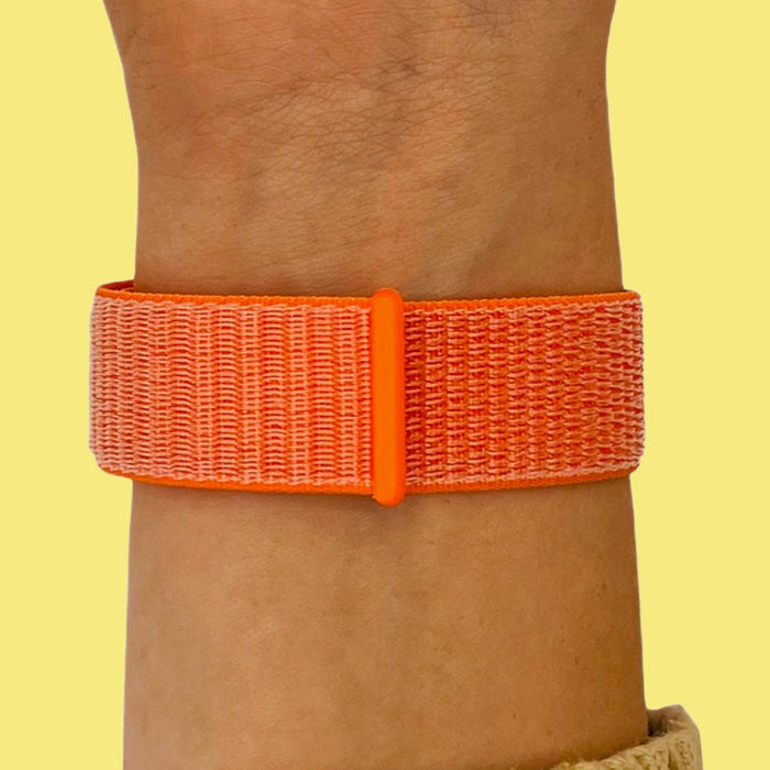 spicy-orange-garmin-quatix-3-watch-straps-nz-nylon-sports-loop-watch-bands-aus