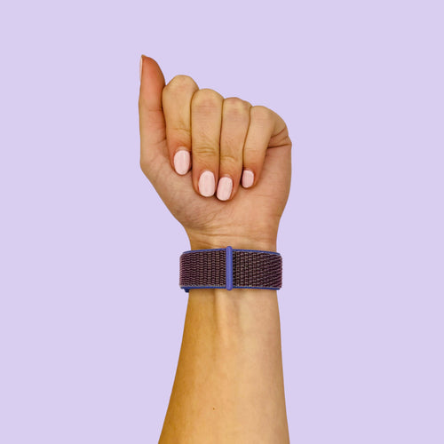 purple-huawei-watch-gt-6-pro-watch-straps-nz-nylon-sports-loop-watch-bands-aus