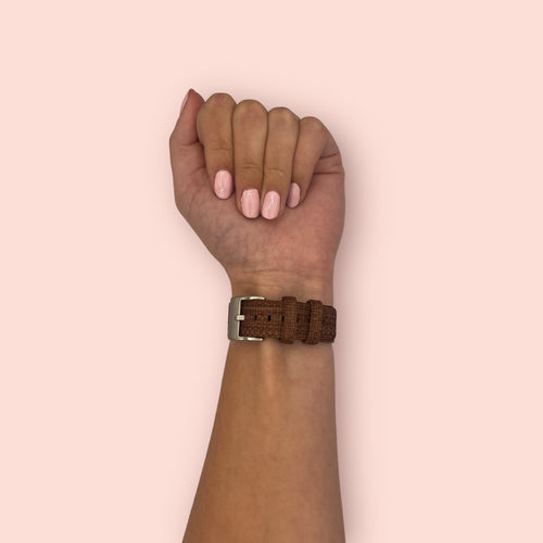 brown-xiaomi-gts-gts-2-range-watch-straps-nz-canvas-watch-bands-aus