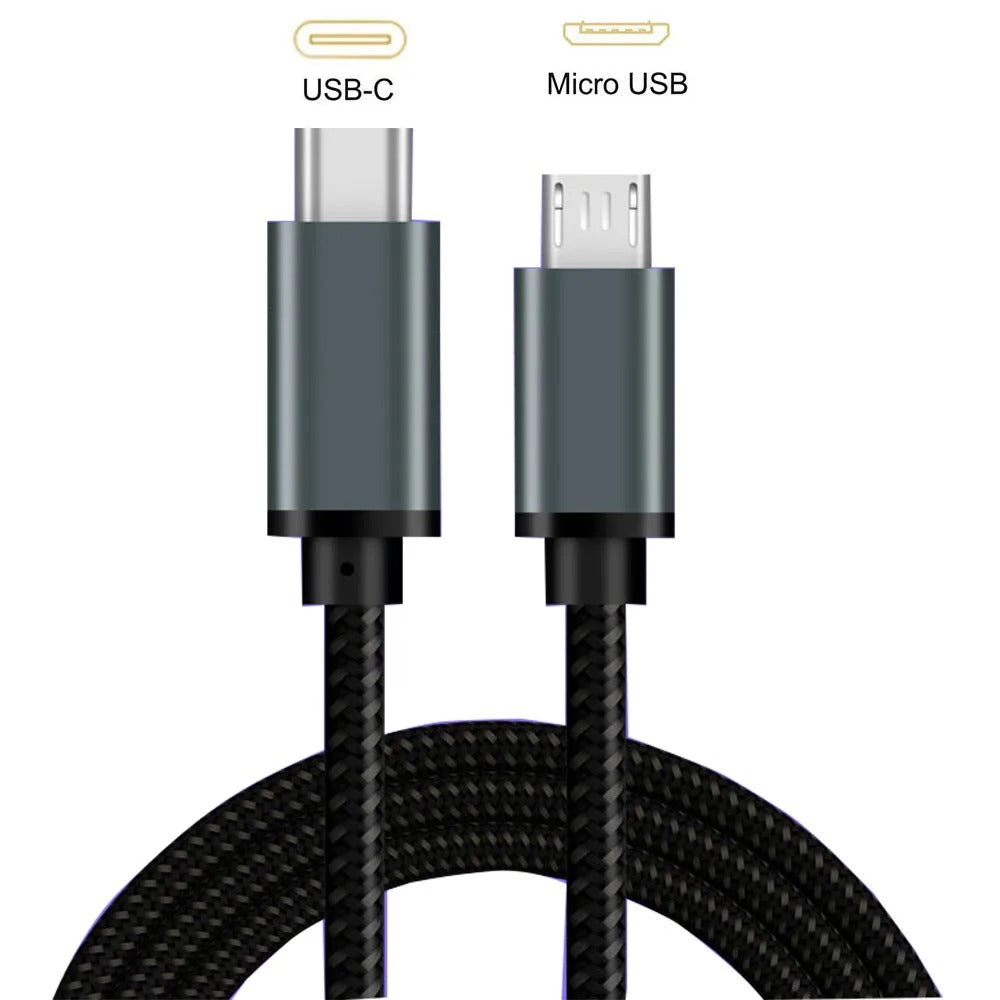 Replacement Charging USBC to Micro USB Cable NZ — Equipo