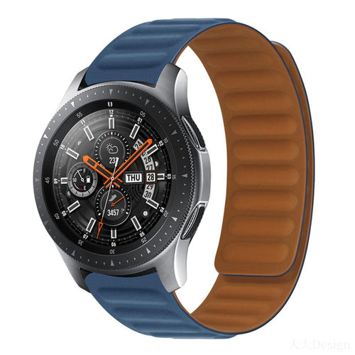 blue-garmin-approach-s70-(47mm)-watch-straps-nz-magnetic-silicone-watch-bands-aus