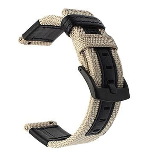 khaki-garmin-vivomove-3s-watch-straps-nz-nylon-and-leather-watch-bands-aus