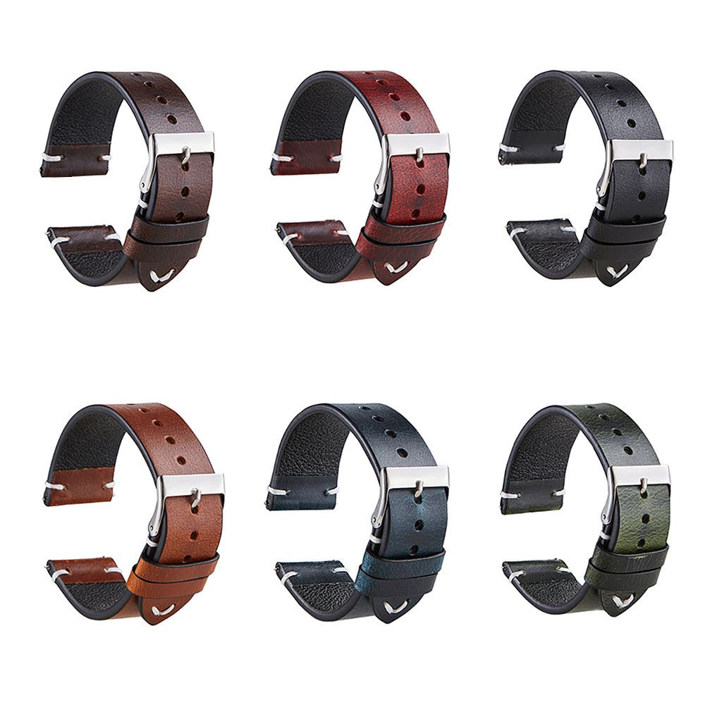 Garmin Forerunner 965 Vintage Oiled Leather Watch Straps