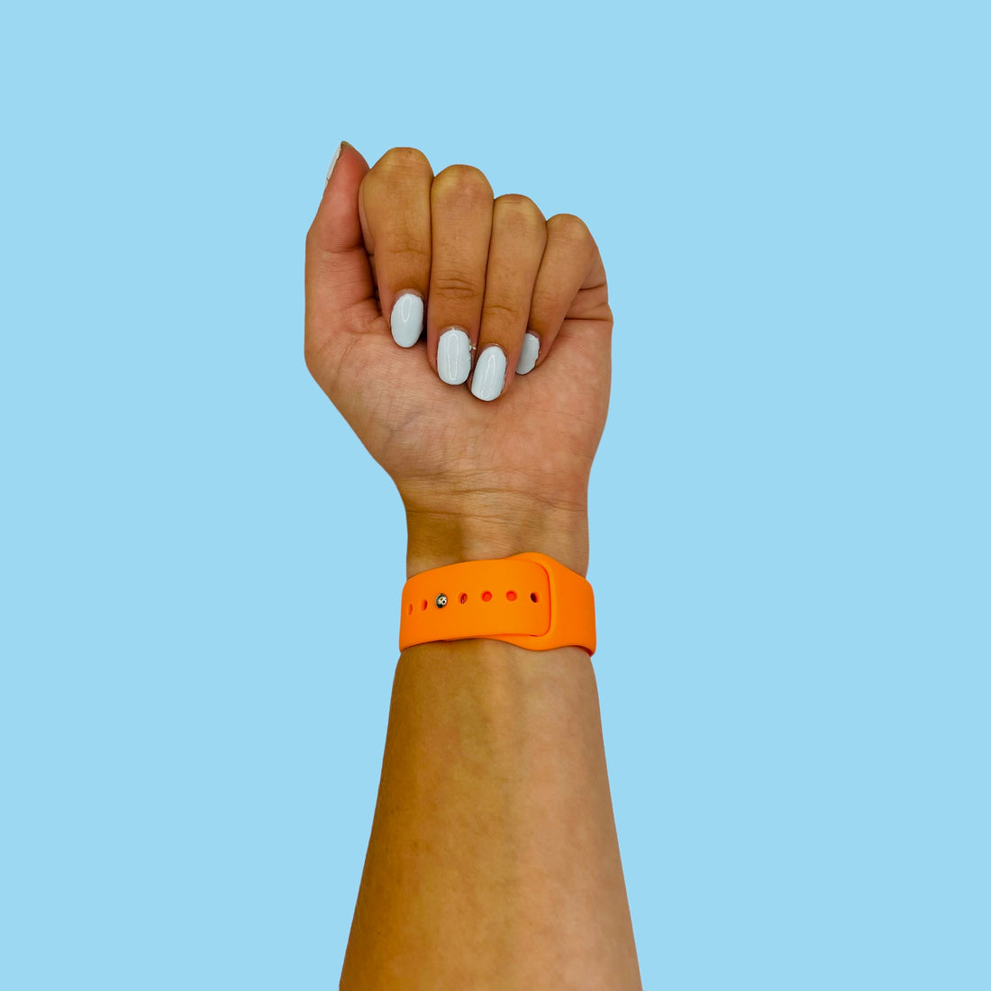orange-watch-straps-nz-silicone-button-watch-bands-aus