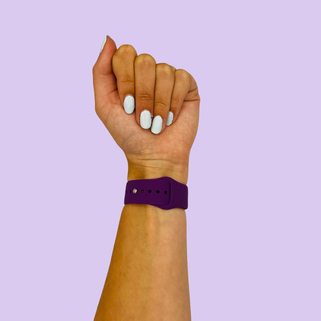 purple-huawei-watch-gt-6-pro-watch-straps-nz-silicone-button-watch-bands-aus