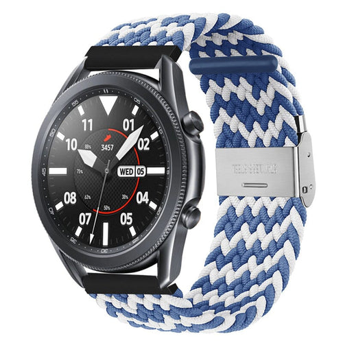 blue-white-zig-ticwatch-s-s2-watch-straps-nz-nylon-braided-loop-watch-bands-aus