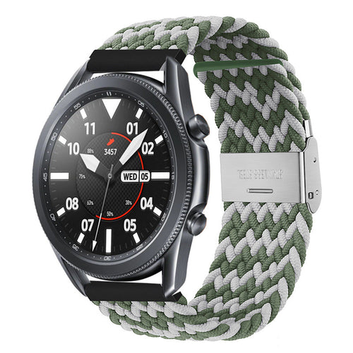 green-white-zig-huawei-watch-gt2-46mm-watch-straps-nz-nylon-braided-loop-watch-bands-aus