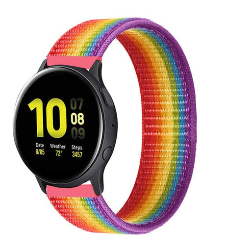 rainbow-garmin-fenix-6-watch-straps-nz-nylon-sports-loop-watch-bands-aus
