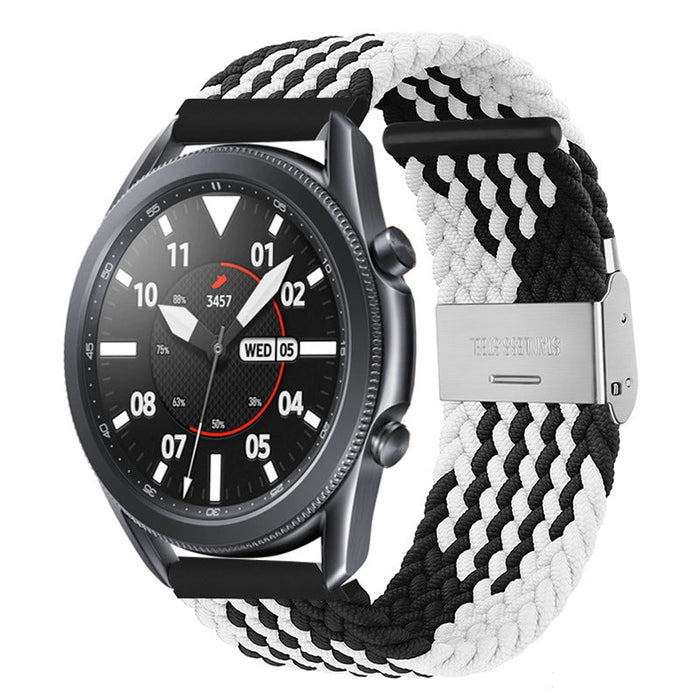 white-black-polar-ignite-watch-straps-nz-nylon-braided-loop-watch-bands-aus