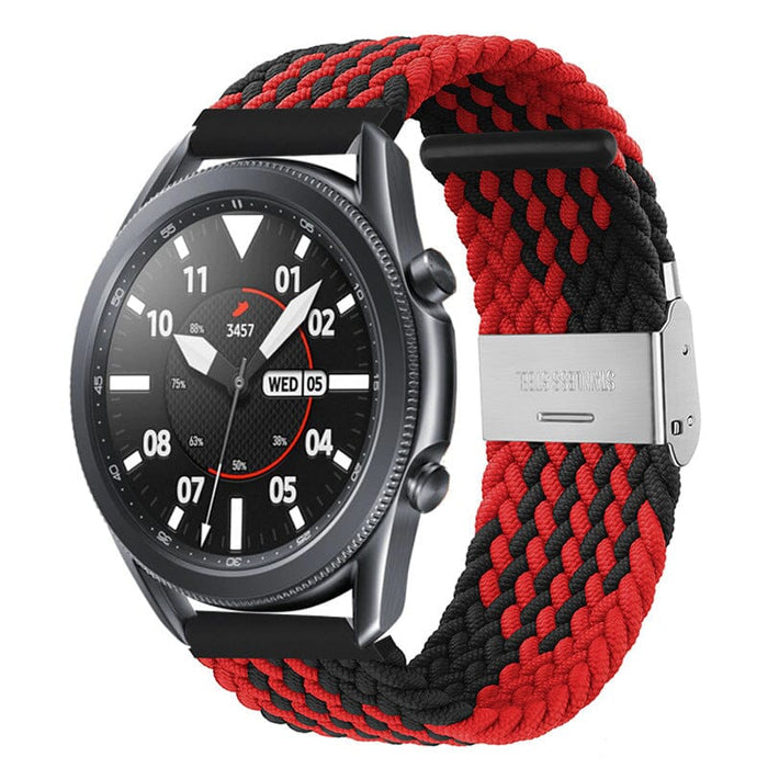 red-white-moto-360-for-men-(2nd-generation-46mm)-watch-straps-nz-nylon-braided-loop-watch-bands-aus