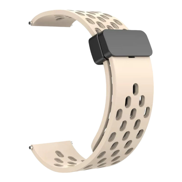 cream-magnetic-sports-garmin-forerunner-55-watch-straps-nz-ocean-band-silicone-watch-bands-aus