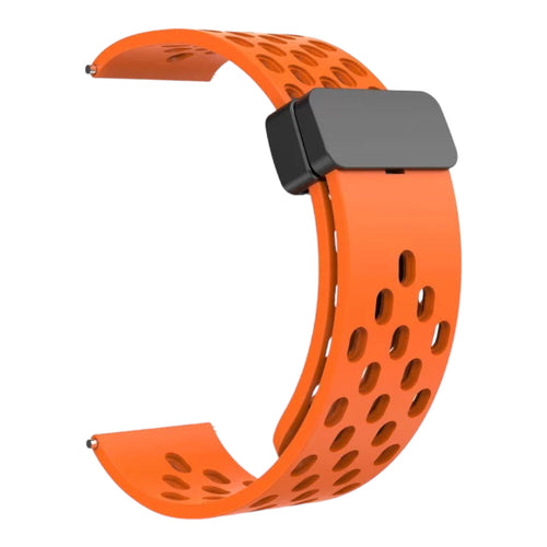 orange-magnetic-sports-huawei-honor-magic-watch-2-watch-straps-nz-ocean-band-silicone-watch-bands-aus